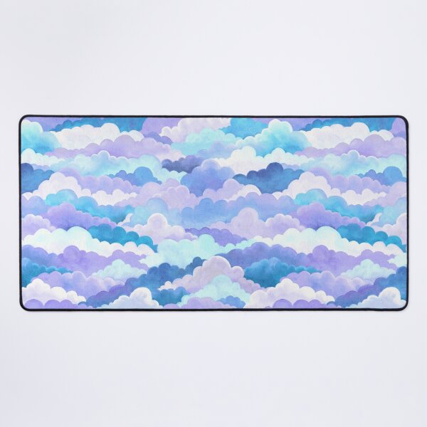 Item preview, Dreamy Cloudscape in Lavender Purple, Aqua and Blue designed and sold by micklyn.