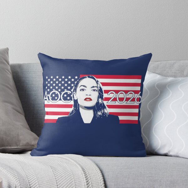 Item preview, AOC 2026 - Alexandria Ocasio-Cortez 26 - flag version designed and sold by Winner Chicken Dinner Designs.