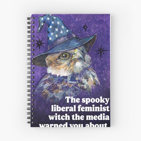 Item preview, The spooky liberal feminist witch the media warned you about designed and sold by fabfeminist.