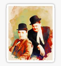 Laurel and Hardy Sticker