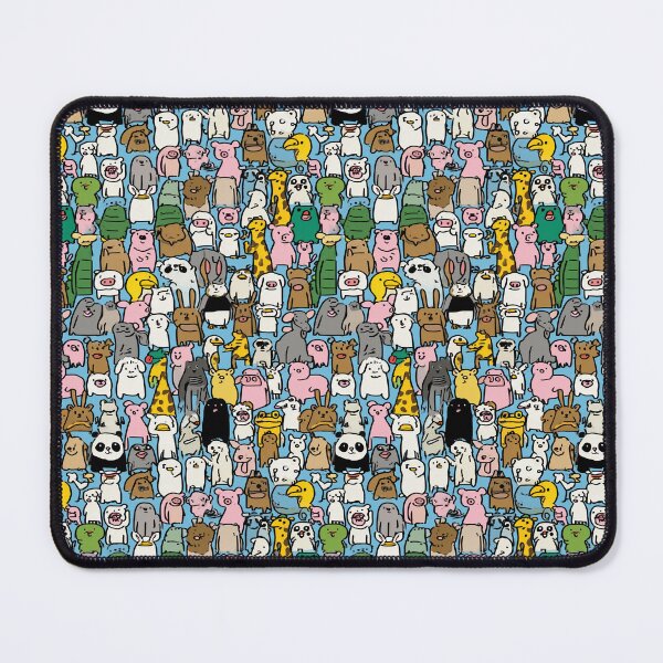 Item preview, A crowd of cute animals in a simple style designed and sold by Piotrek0001.