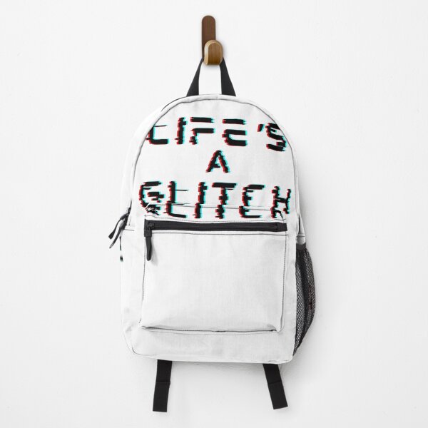 Item preview, LIFE'S A GLITCH Funny Cyberpunk Glitchcore Aesthetic Digital Art designed and sold by WHITE FLAME PRINTS.