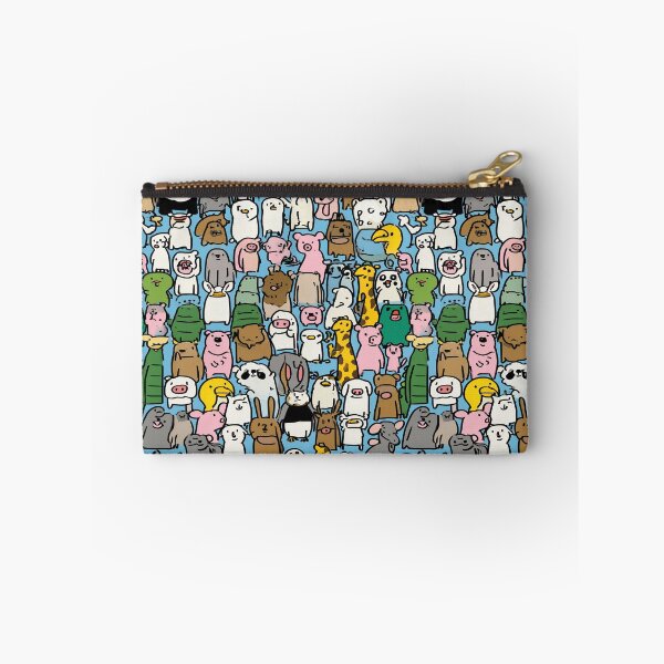 Item preview, A crowd of cute animals in a simple style designed and sold by Piotrek0001.
