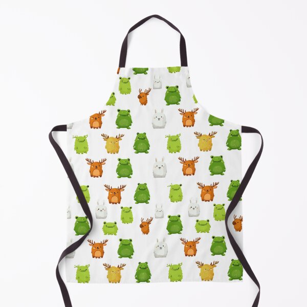 Item preview, Pattern with cute cartoon rabbits frogs and deer designed and sold by Piotrek0001.