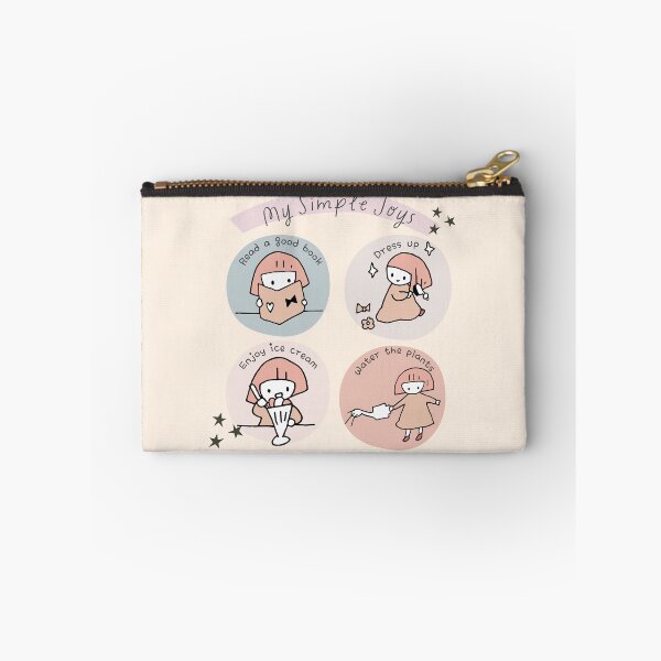 Item preview, My Simple Joys – Cute Minimalist Everyday Happiness Illustration designed and sold by TheBeeKindSpace.
