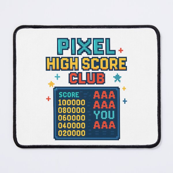 Item preview, Pixel High Score Club Retro Gamer Design. designed and sold by The-T-In-Retro.