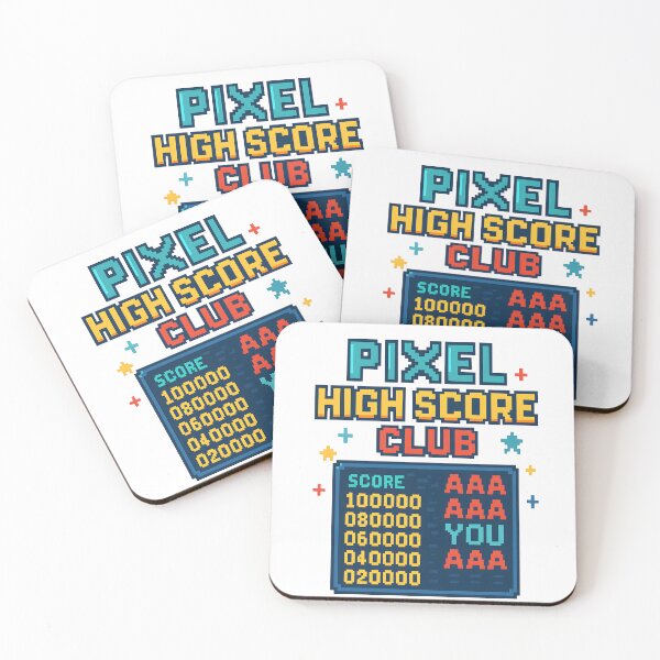 Item preview, Pixel High Score Club Retro Gamer Design. designed and sold by The-T-In-Retro.
