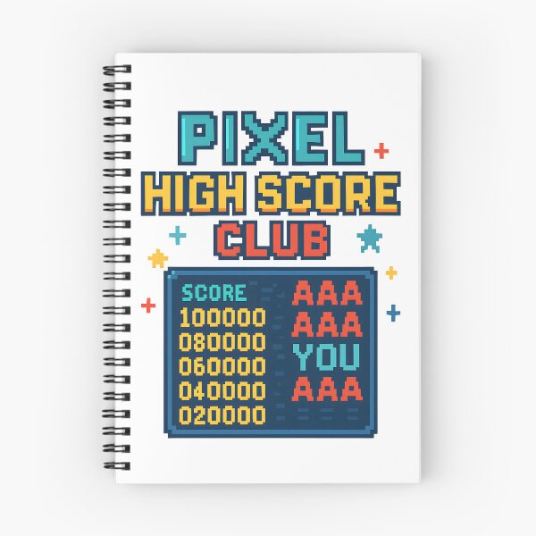 Item preview, Pixel High Score Club Retro Gamer Design. designed and sold by The-T-In-Retro.