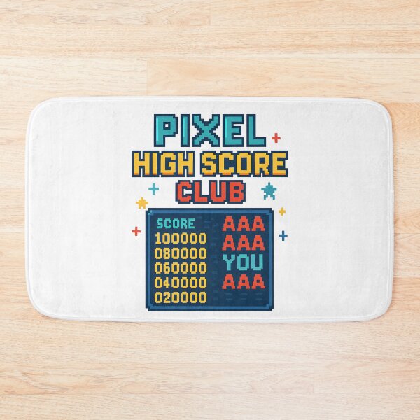 Item preview, Pixel High Score Club Retro Gamer Design. designed and sold by The-T-In-Retro.