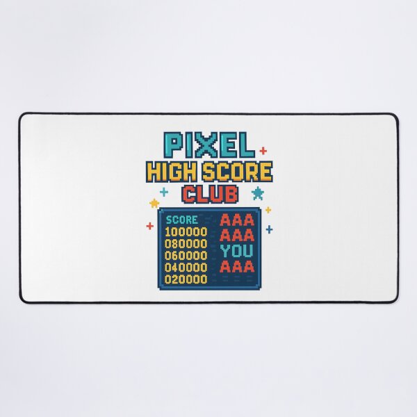 Item preview, Pixel High Score Club Retro Gamer Design. designed and sold by The-T-In-Retro.