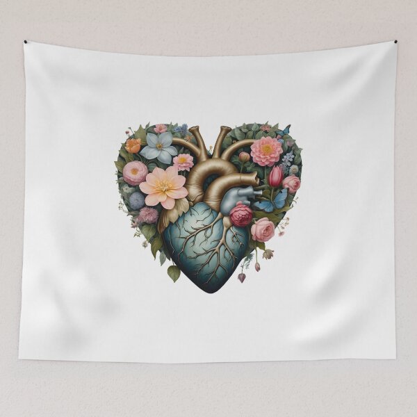 Item preview, Flourishing Heart | Botanical Anatomy designed and sold by Maldives-Art.