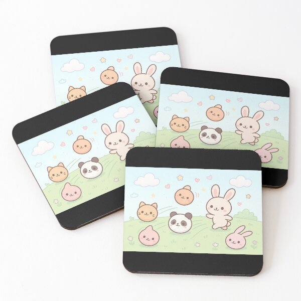 Item preview, Lawn Bowling - Kawaii panda bunny and other animals designed and sold by DamioPolArt.