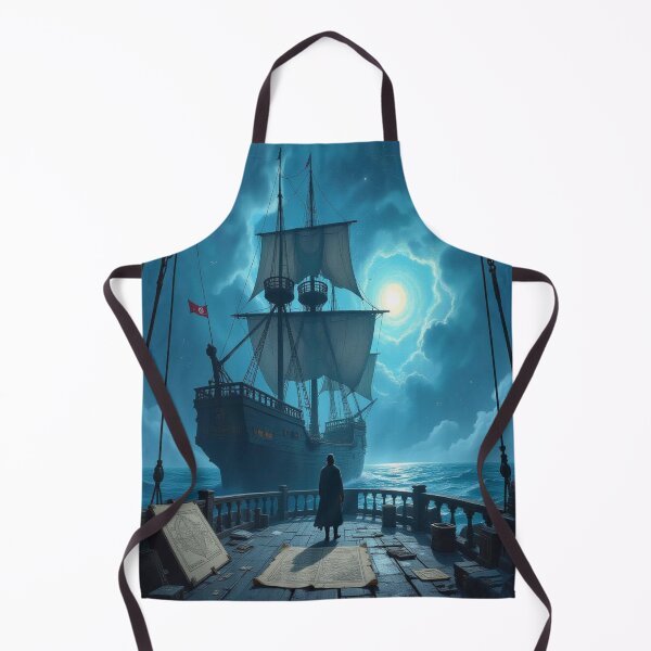 Item preview, MoonlitVoyage & NauticalMystery – Sailing Silence between ChartGlow & OceanDrama designed and sold by FotoworldEdel.