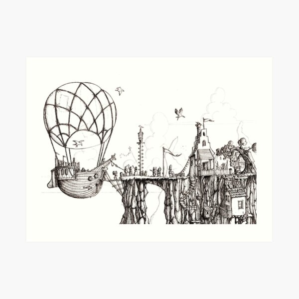 The moorings Art Print