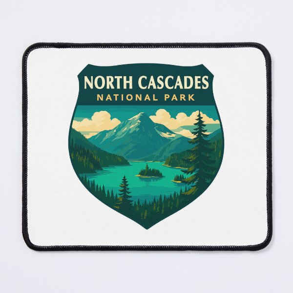 Item preview, North Cascades National Park Retro Sticker designed and sold by Ismeal Von.