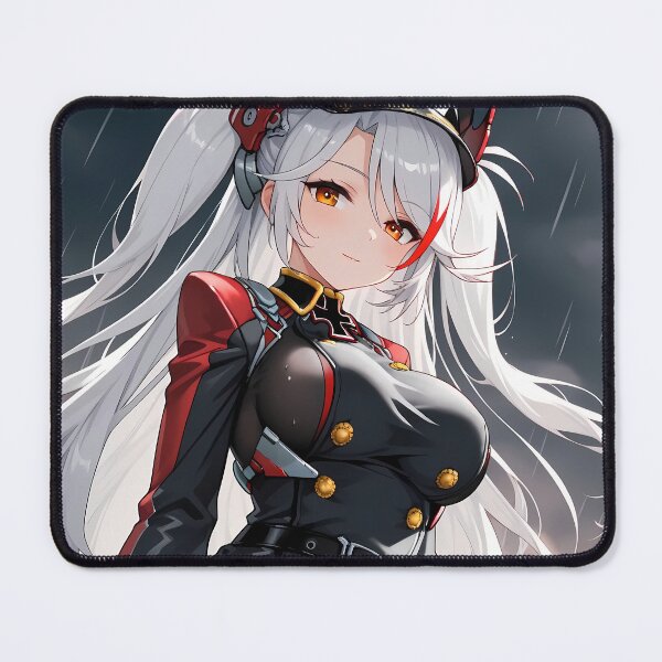 Item preview, Powerful Captain Prinz Eugen Azur Lane in Stormy Sea Battle Scene designed and sold by HumbertoValveno.