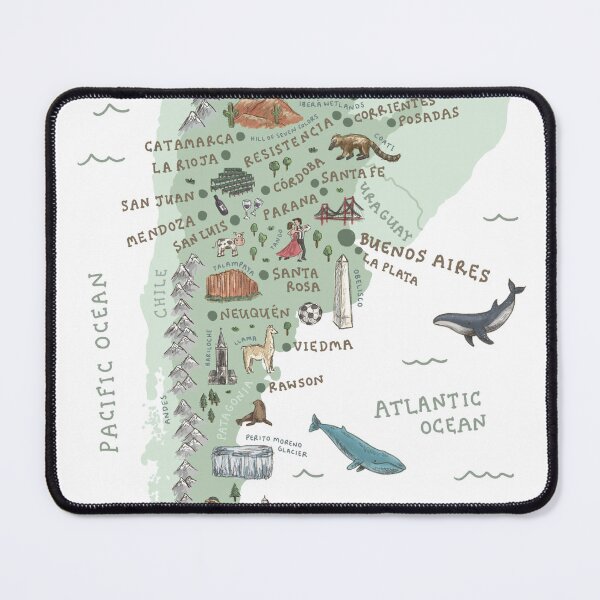 Item preview, Map of Argentina - Green designed and sold by Those Pencil Shavings.