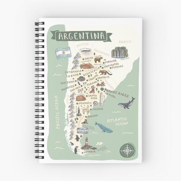 Item preview, Map of Argentina - Green designed and sold by Those Pencil Shavings.