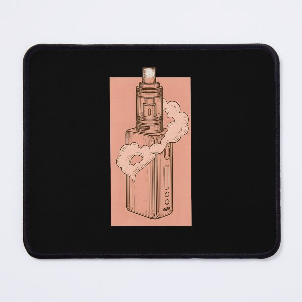 Item preview, Minimal Vape Line Art – Modern Botanical Style Design designed and sold by House of Taste Vape Designs.