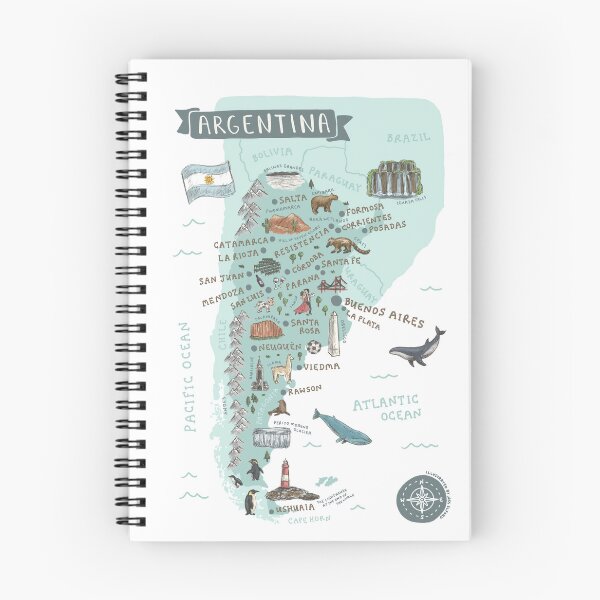 Item preview, Mapa de Argentina - Verde azulado designed and sold by Those Pencil Shavings.