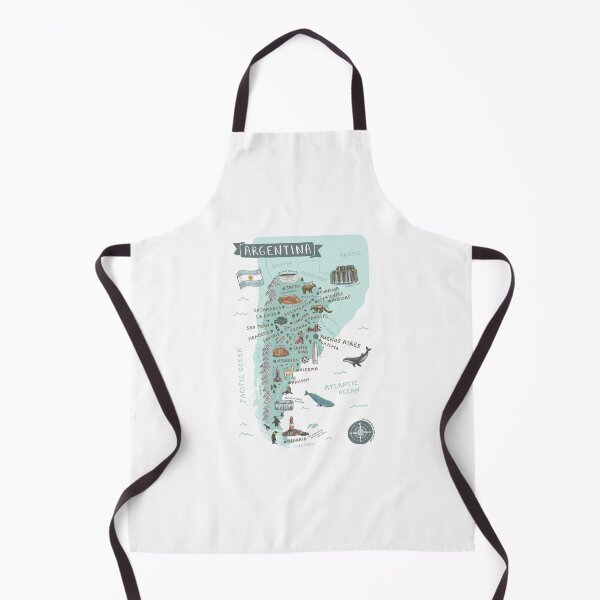 Item preview, Map of Argentina - Teal designed and sold by Those Pencil Shavings.