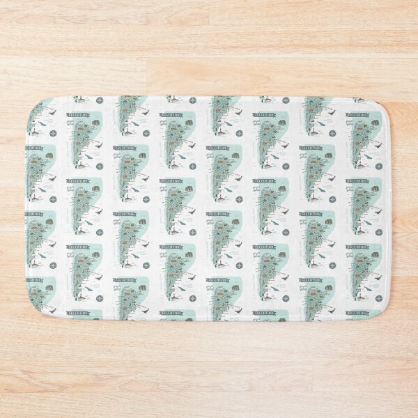 Item preview, Map of Argentina - Teal designed and sold by Those Pencil Shavings.