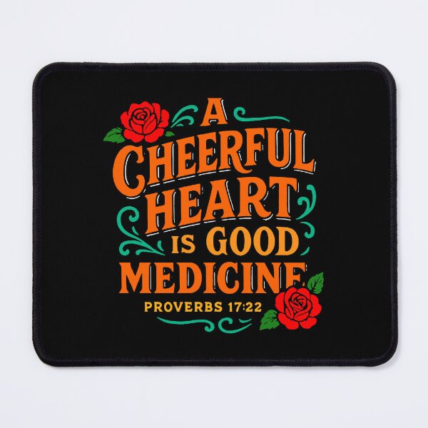Item preview, Proverbs 17:22 A Cheerful Heart Is Good Medicine designed and sold by plushism.