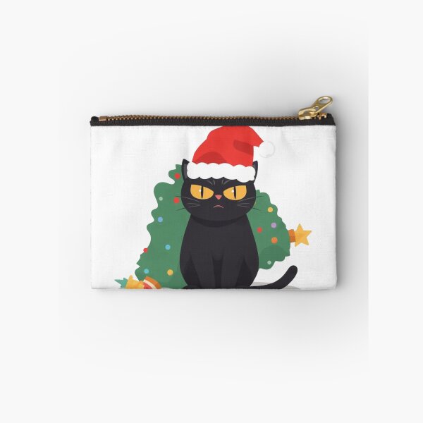 Item preview, Grumpy Black Cat vs Christmas Tree designed and sold by xMErCUrY03x.