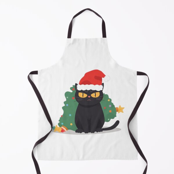 Item preview, Grumpy Black Cat vs Christmas Tree designed and sold by xMErCUrY03x.