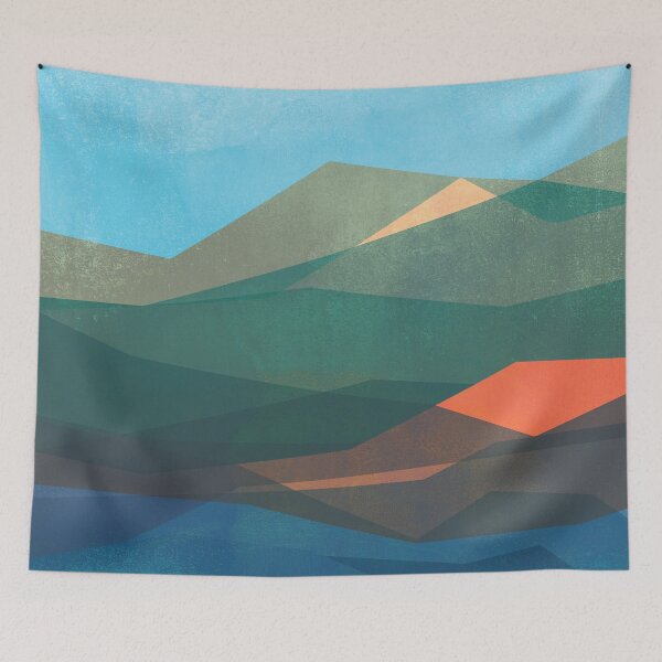 Item preview, Varigated Peaks I designed and sold by Skyline-Art-Inc.