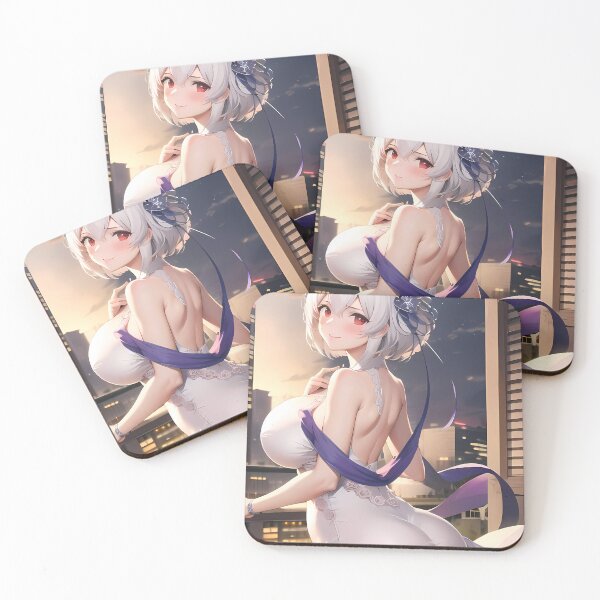 Item preview, Moonlight Sirius Balcony Grace Azur Lane Anime Girl Night designed and sold by HumbertoValveno.