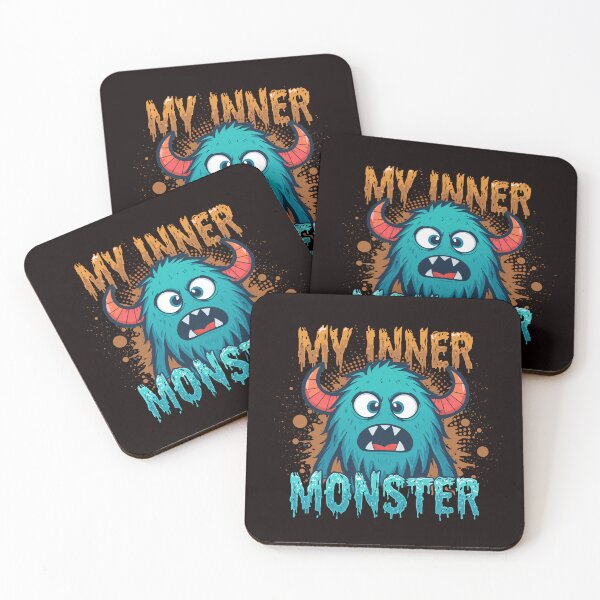 Item preview, My Inner Monster -Funny Monster Design designed and sold by VIRAL-PRINTS.