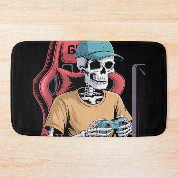 Item preview, Halloween skeleton gamer video gaming boys men kids teens  designed and sold by MicanCuteStore.