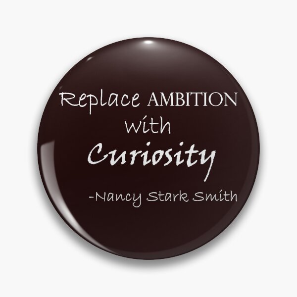 Item preview, Replace Ambition with Curiosity white designed and sold by G-L-A-C-I-E-R.