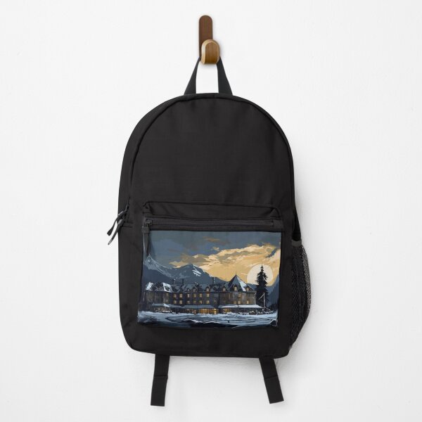 Item preview, Cozy Winter Mountain Hotel Night designed and sold by Oniyasha.