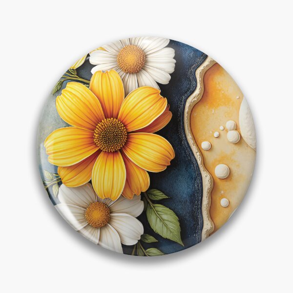 Item preview, Vibrant Floral Delight - 3D Textured Watercolor designed and sold by Atouke.