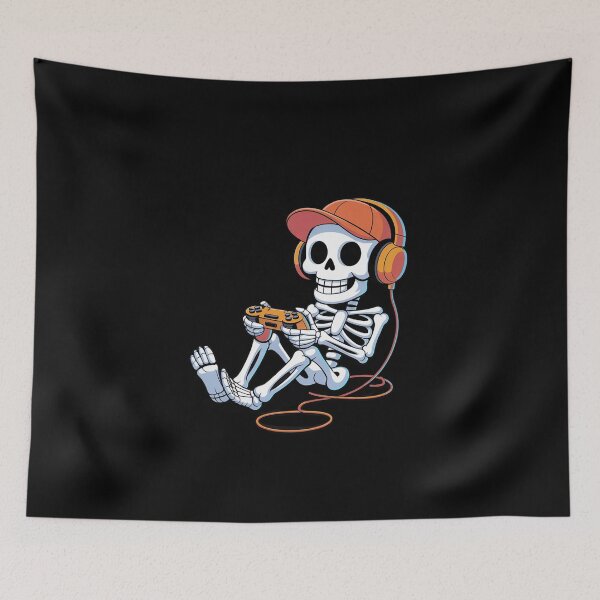 Item preview, Halloween Skeleton Gamer Video Gaming Boys Men Kids  designed and sold by MicanCuteStore.
