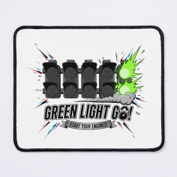 Item preview, Green Light Go! - Start Your Engines Racing Graphic Tee designed and sold by nhstaruna.