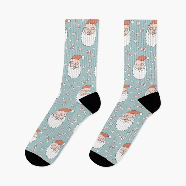 Item preview, Funny Christmas Santa Pattern designed and sold by Julza Art.