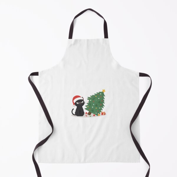 Item preview, Grumpy Black Cat vs Christmas Tree designed and sold by xMErCUrY03x.