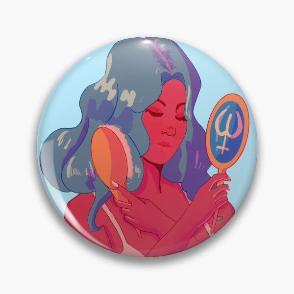 Item preview, Michiru Kaiou Brushing her Blue Hair designed and sold by titeaart.