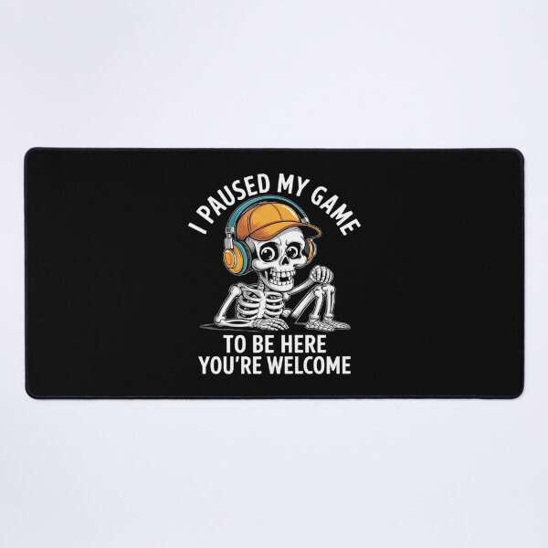Item preview, Halloween Skeleton I Paused My Game To Be Here Gamer designed and sold by MicanCuteStore.
