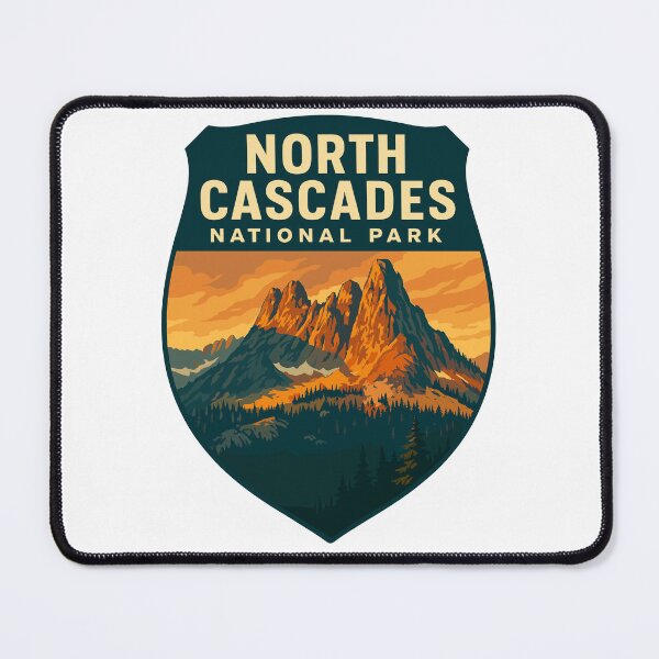Item preview, North Cascades National Park Retro Sticker designed and sold by Ismeal Von.