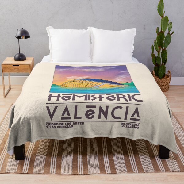 Item preview, Vibrant Valencia Hemisfèric Travel Poster: Modern Architecture Art Print designed and sold by JDP--Designs.
