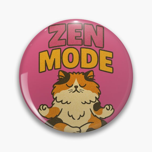 Item preview, Zen Mode Cat designed and sold by FrictionMaxxing.