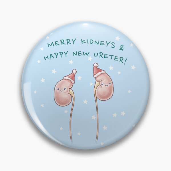 Item preview, Merry Kidneys & Happy New Ureter! designed and sold by Scientific Ink.