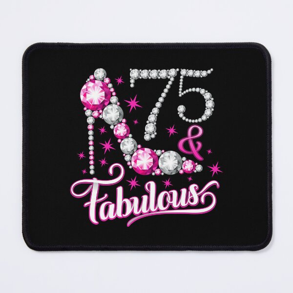 Item preview, 75th Birthday design. 75 & Fabulous lady’s  designed and sold by iclipart.