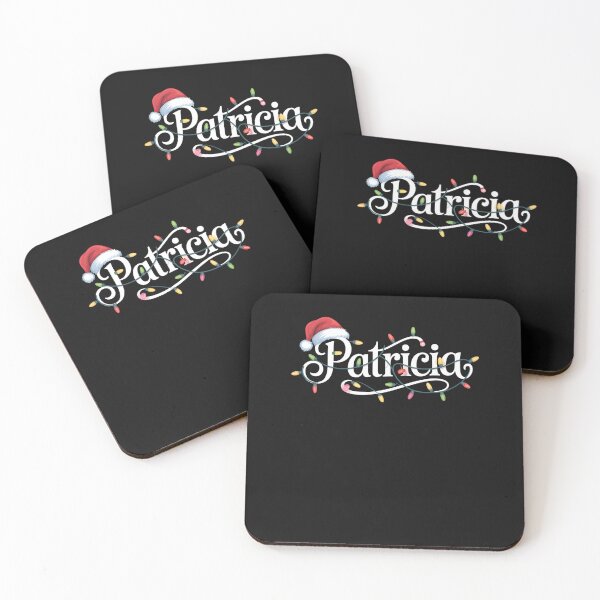 Item preview, Patricia Name Christmas Lights Santa Hat For Women  designed and sold by clothesy7.