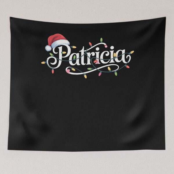 Item preview, Patricia Name Christmas Lights Santa Hat For Women  designed and sold by clothesy7.