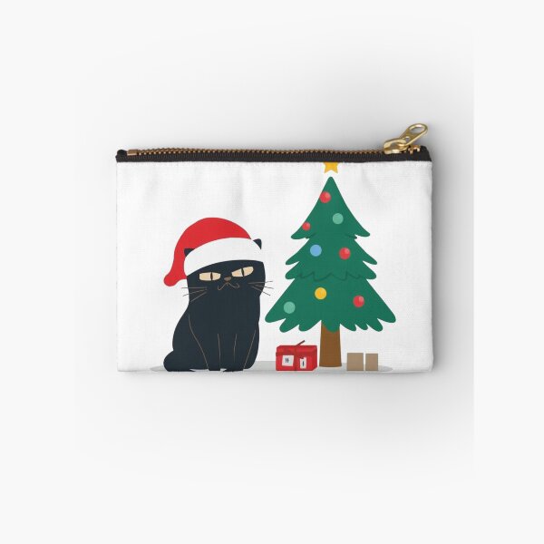 Item preview, Grumpy Black Cat vs Christmas Tree designed and sold by xMErCUrY03x.
